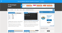 Desktop Screenshot of itdeveloperzone.com